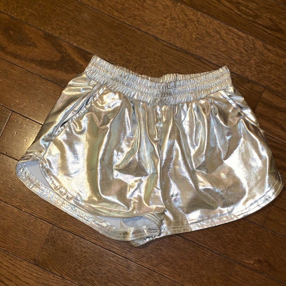 Silver shorts